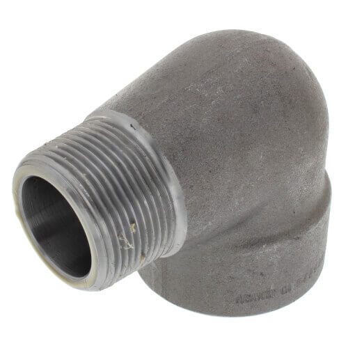 Merit Brass C3503-32 2 3000# A105N Carbon Steel Street 90 Elbow NPT