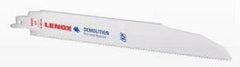 Lenox 20373106R5 Demolition Bi-Metal Reciprocating Saw Blade 12 inch 6 TPI