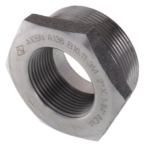 Merit Brass C3514-4832 3 x 2 3000# A105N Carbon Steel Hex Bushing NPT