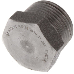 Merit Brass C3517H-24 1-1/2 3000# A105N Carbon Steel Hex Head Plug (NPT)