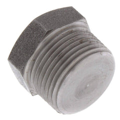 Merit Brass C3517H-24 1-1/2 3000# A105N Carbon Steel Hex Head Plug (NPT)