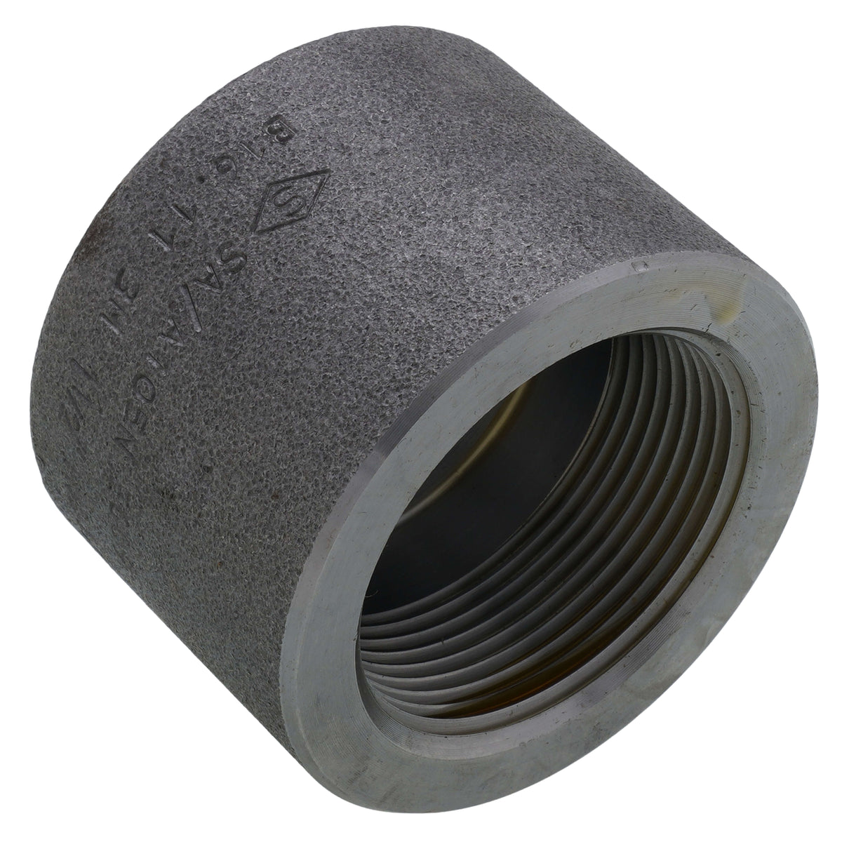 Merit Brass C3516-24 1-1/2 3000# A105N Carbon Steel Cap NPT