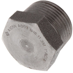 Merit Brass C3517H-16 1 3000# A105N Carbon Steel Hex Head Plug NPT