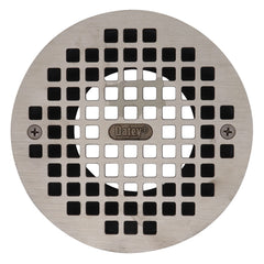 Oatey 72157 3 or 4 PVC Adjustable General Purpose Drain with 6 Nickel Grate