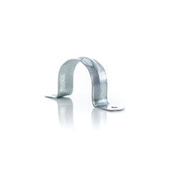 PASCO 1619 Pipe Strap, 2 in Pipe, Two Hole, Galvanized