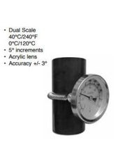 Pasco 1446 Surface Mounted Pipe Thermometer 40 to 240 Degrees F