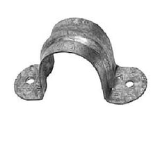 PASCO 1618 Pipe Strap, 1-1/2 in Pipe, Two Hole, Galvanized