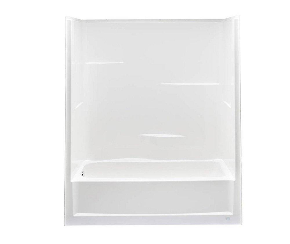 Aquatic 260330SL-WH Everyday 60 in. x 31 in. Tub & Shower Unit in White with Left Drain