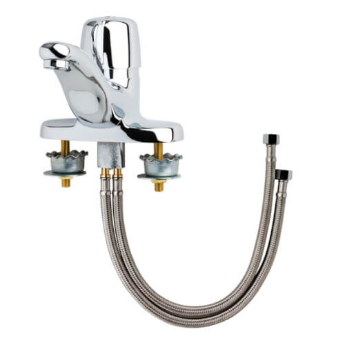 Chicago Faucets 3600-E2805AB Meter-Mix Lavatory Faucet 0.5 GPM 4 Deck-Mounted