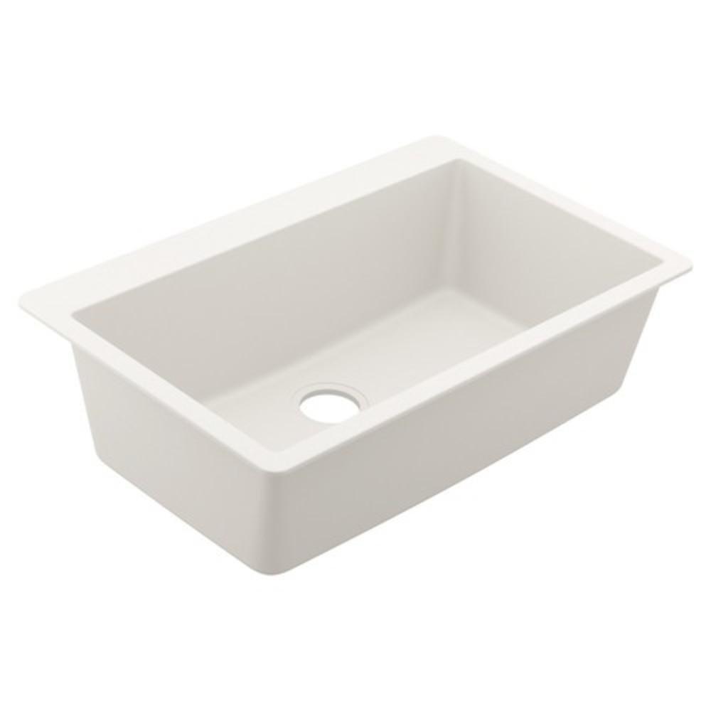 Moen GGW3026B Colinet Granite Single Bowl Sink