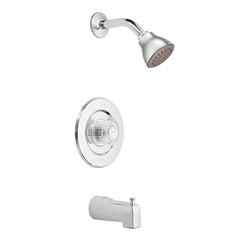 Moen T471EP Chateau One Handle Single Function Bathtub & Shower Faucet in Polished Chrome (Trim Only)