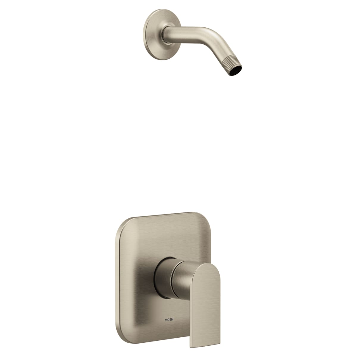 Moen UT2472NHBN Genta LX M-CORE 2-Series 1-Handle Shower Trim Kit in Brushed Nickel