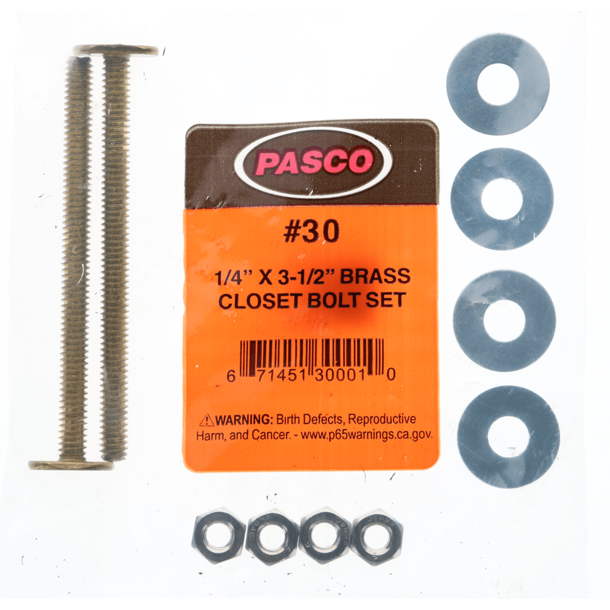 PASCO SPECIALTY 30 PIPE FITTINGS