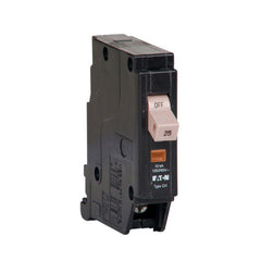Eaton CHF125 Type CHF Standard Circuit Breaker With Mechanical Trip Flag 120/240 VAC 25 A 10 kA Interrupt