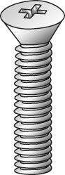 Minerallac 50133J Machine Screw #6-32 1-1/2 in OAL Zinc Plated