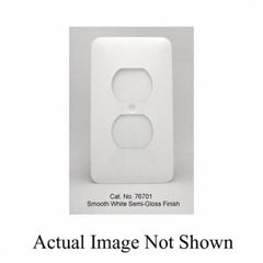 Mulberry 74701 Receptacle Wall Plate 1 Gang 3-1/2 in W x 5 in H