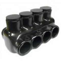 NSI IPLD3/0-4 IPLD Double Sided Entry Insulated Multi-Tap Connector, 6 to 3/0 AWG Aluminum/Copper Conductor, Plastisol