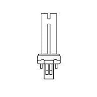 Philips 146837 Short Compact Fluorescent Lamp, 13 W, GX23 CFL-NI Lamp, PLS Shape, 825 Lumens