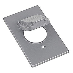 Red Dot CCSV Weatherproof Receptacle Cover, Zinc Alloy, 1 Single Receptacle Cover with 1.59 Inch Diameter Opening Vertical