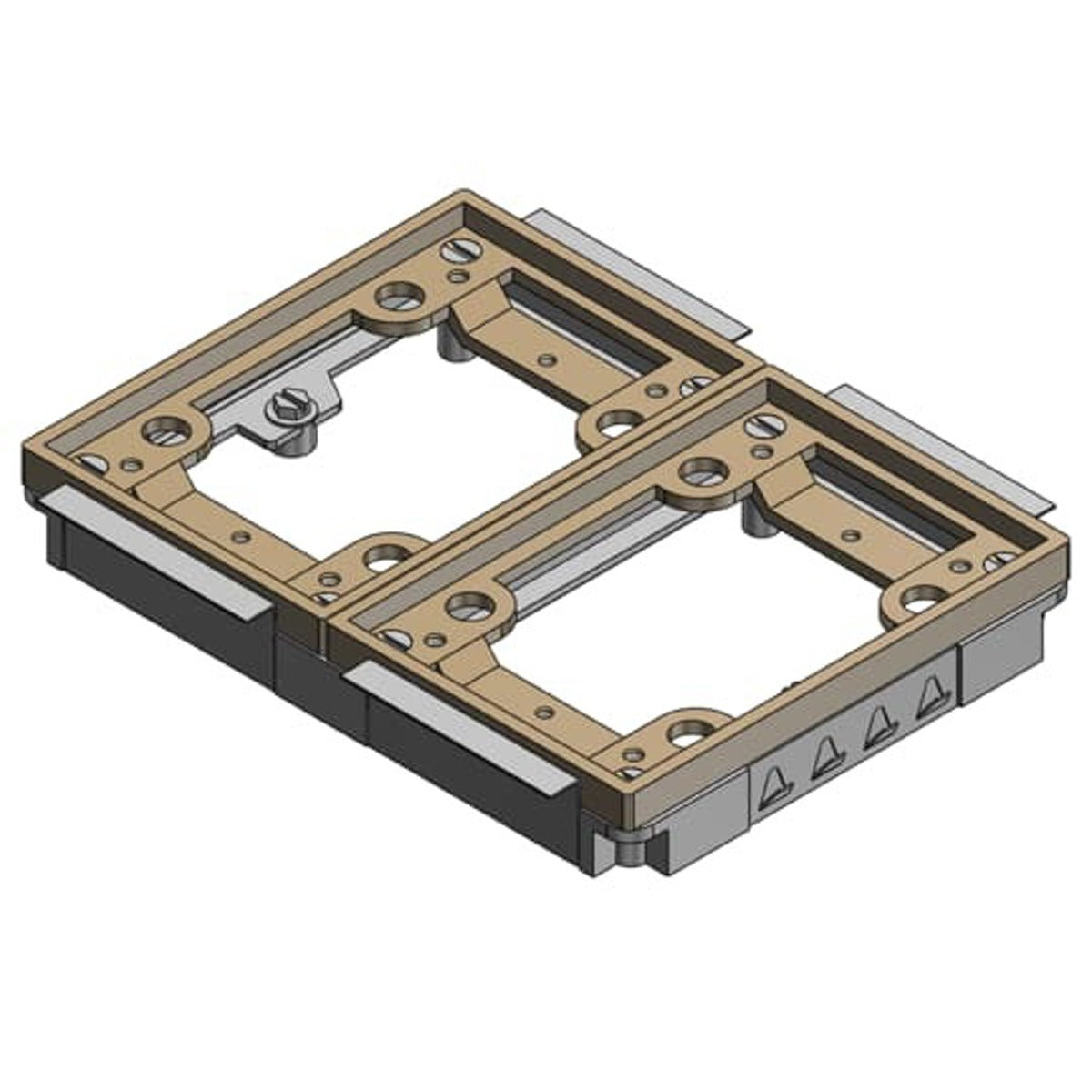 Steel City 642-P-TACB Two Gang Tile Activations for 640 Series