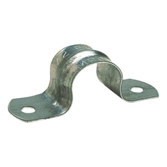 Steel City TS-906 2 EMT Two-Hole Strap - Steel/Zinc Plated