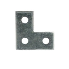 SUPERSTRUT AB219 Plate, Corner, Height 3-1/2 Inches, Length 3-1/2 Inches, Width 1-5/8 Inches, Hole Diameter 1-5/8 Inches, Steel