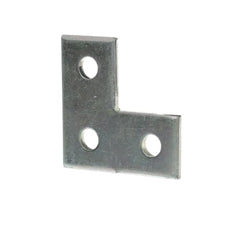 SUPERSTRUT AB219 Plate, Corner, Height 3-1/2 Inches, Length 3-1/2 Inches, Width 1-5/8 Inches, Hole Diameter 1-5/8 Inches, Steel