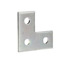 SUPERSTRUT AB219 Plate, Corner, Height 3-1/2 Inches, Length 3-1/2 Inches, Width 1-5/8 Inches, Hole Diameter 1-5/8 Inches, Steel