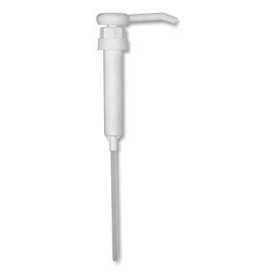 Zep 666901 White Hand Pump for Square Gallon Bottles - 666901