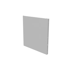 Milbank 1212GE-NK Wireway End Type 1 12x12 Screw Cover ANSI 61 Gray No Knockouts