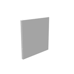 Milbank 1212GE-NK Wireway End Type 1 12x12 Screw Cover ANSI 61 Gray No Knockouts
