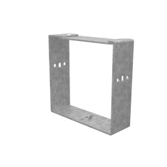 Milbank 44GC Wireway Connector Non UL Listed 4x4 Wireway Hinge and Screw Cover ANSI 61 Gray Steel