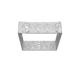 Milbank 44GC Wireway Connector Non UL Listed 4x4 Wireway Hinge and Screw Cover ANSI 61 Gray Steel