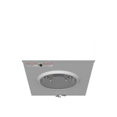 Milbank U7040-O-TG-HSP 4 Term Ringless Plain Top Triplex Ground Stainless Steel Hasp