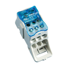nVent 569020 UDJ125A ERICO Distribution Block DIN Mount 1Pole Gangable 150AMP 600V