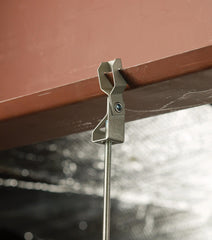 nVent CADDY 1226TI 122-TI/T Riveted Rod to Z Purlin Clip, 3/8 in Hole, 1/16 to 1/4 in THK Flange