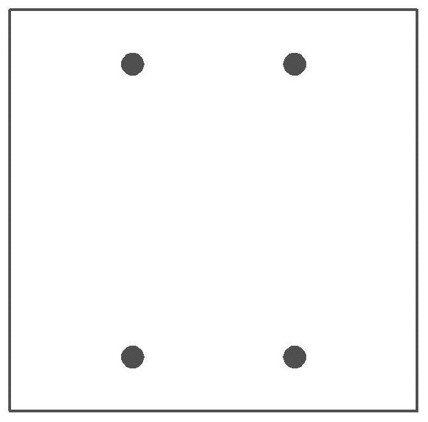 Mulberry 93152 Standard Blank Wallplate 2 Gangs 4.5 in H x 4.562 in W