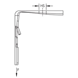 nVent CADDY CATHPA4 CAT HP J-Hook Angle Bracket, 150 lb Static Load, 1/4 Hole