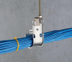nVent CADDY CATHPA4 CAT HP J-Hook Angle Bracket, 150 lb Static Load, 1/4 Hole