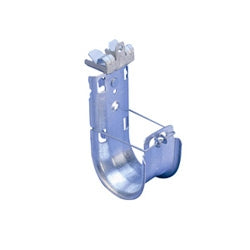 nVent CADDY CAT32HP58 J-Hook with Hammer-On Flange Clip, Swivel, 2 Dia, 5/16-1/2 Flange