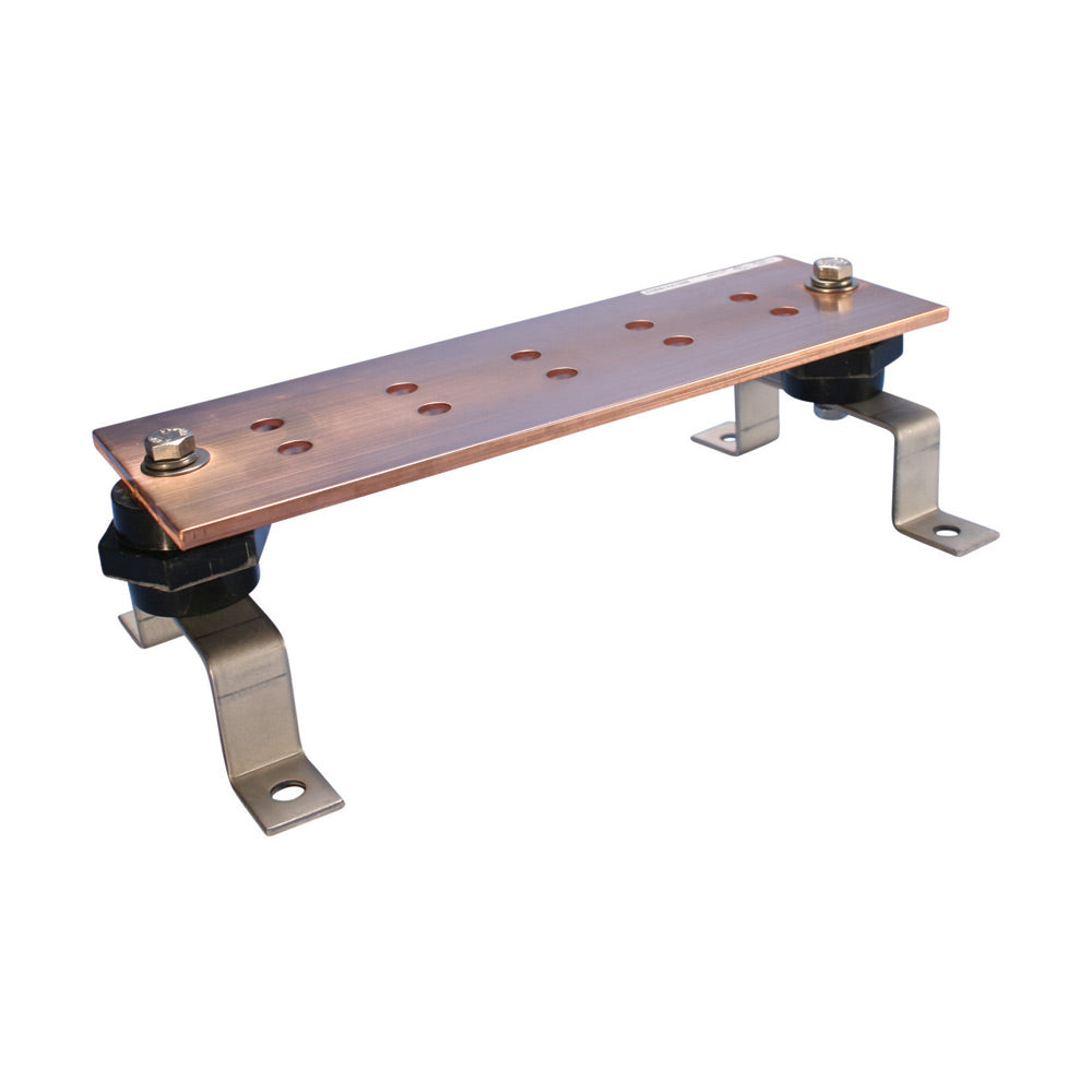 nVent EGBA14412CC ERICO CU GRD BUS BAR 1/4X4X12 WITH INSUL. & BRKTS C11000
