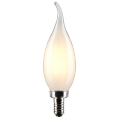 Satco S21300 4 Watt CA11 LED Lamp - Frost - Candelabra Base - 90 CRI - 2700K - 120 Volts