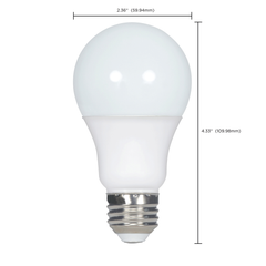 Satco S8914 A19 LED 8.5W 120-277 Volts Medium Base 2700K