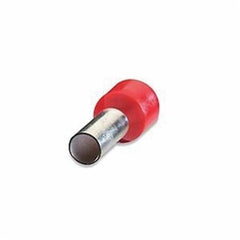 ABB F2044 8 AWG Red 1.063 Inch Electrotinned Copper Nylon Insulated Ferrule
