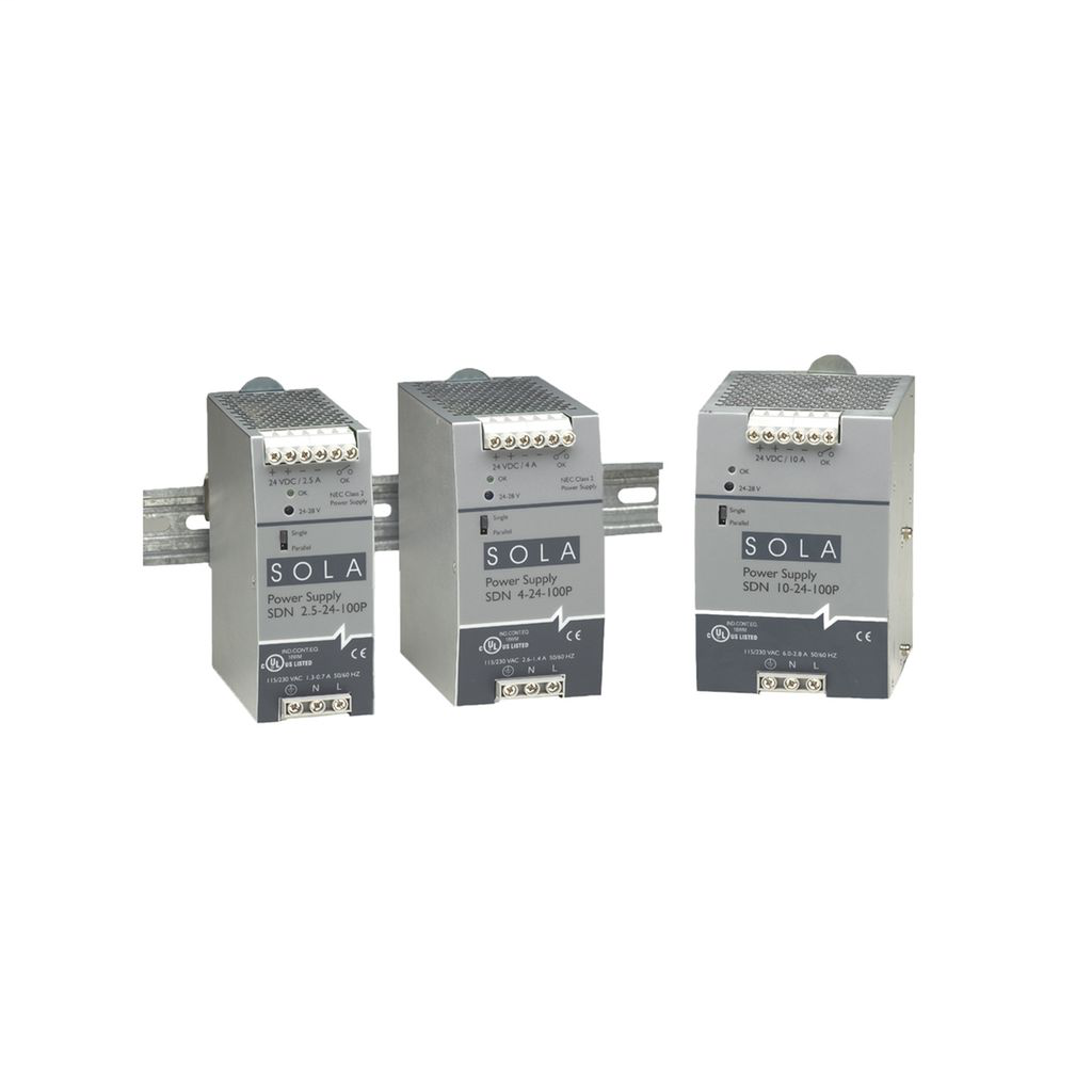 SolaHD SDN5-24-100P DIN Rail Power Supply 24Vdc 5A 120W