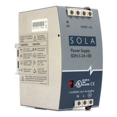 SolaHD SDN5-24-100P DIN Rail Power Supply 24Vdc 5A 120W