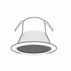 Acuity Brands 3B1WR24 3B1W-R24 Lithonia 3In White Baffle Trim Narrow Flange