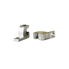BURNDY BGBL4 Aluminum Lay-in Lug, 4-14 AWG, 1/4 Stud, Tin Plated