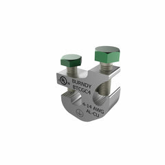 BURNDY BTCGC4SS Aluminum Ground Tray Clamp Accommodates Ground Wire Size #14 AWG to 4 AWG