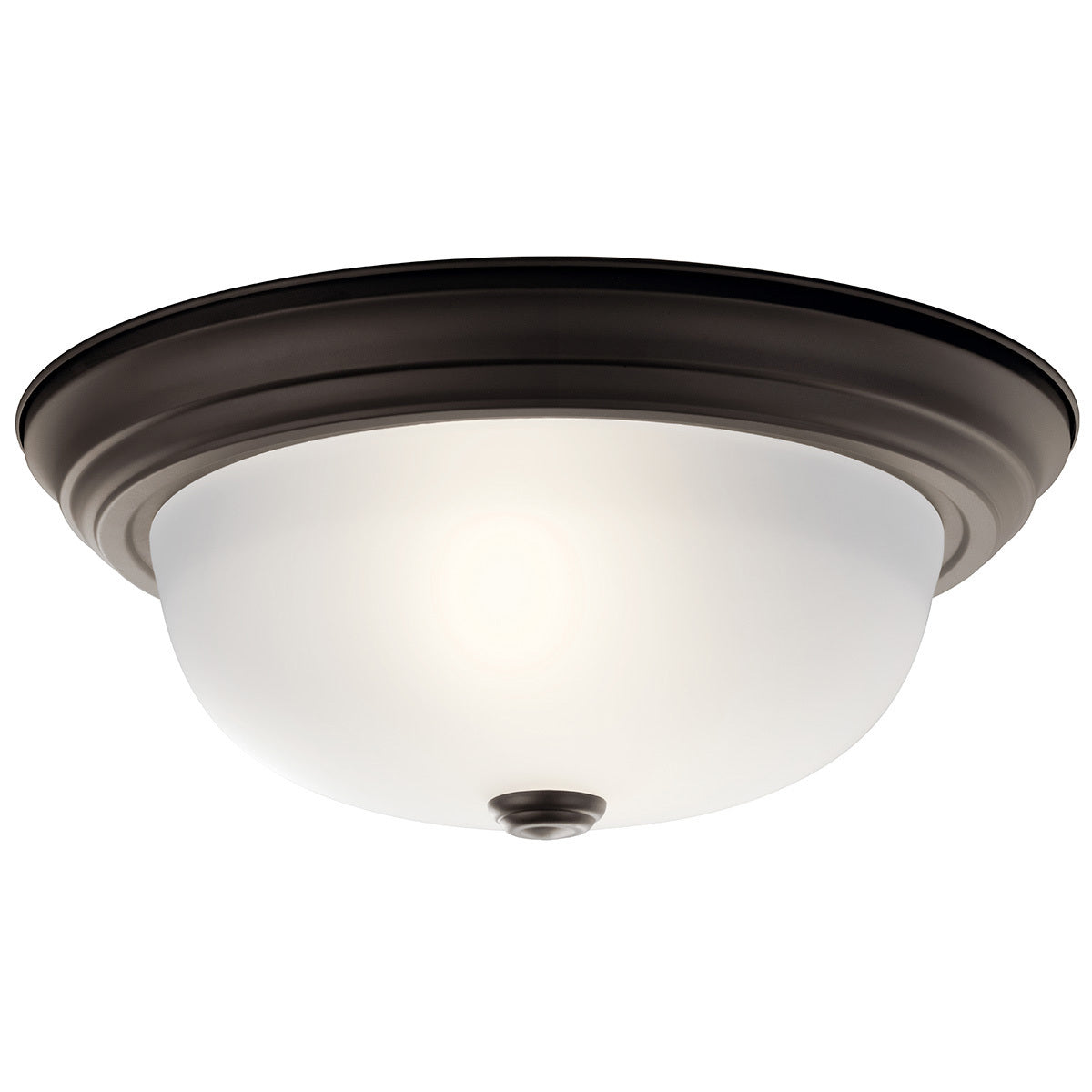 Kichler 8112OZ 2 Light Flush Mount in Olde Bronze Finish